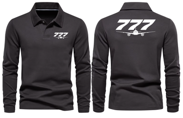 BOEING 777 LONG SLEEVE POLO